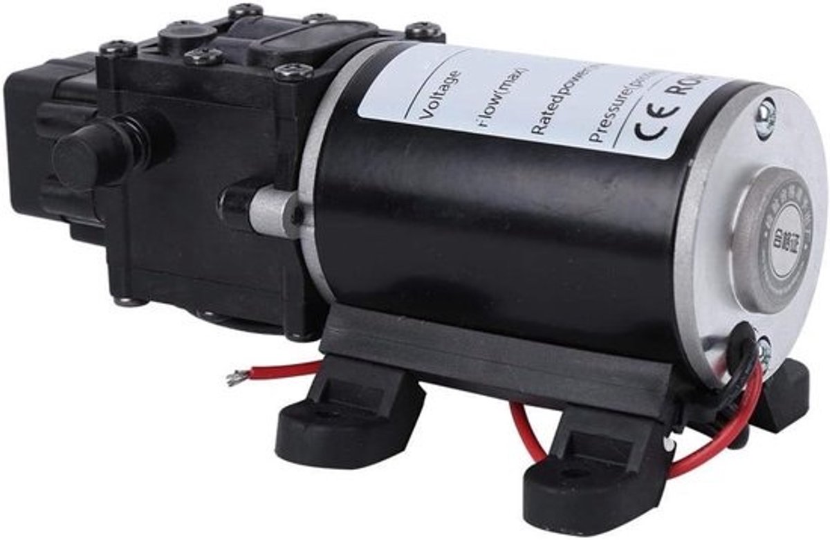Intelligente Membraanpomp - Hogedruk Waterpomp - Tuin Water Geven - Automatische Werking - 7L/min Debiet - Grijs