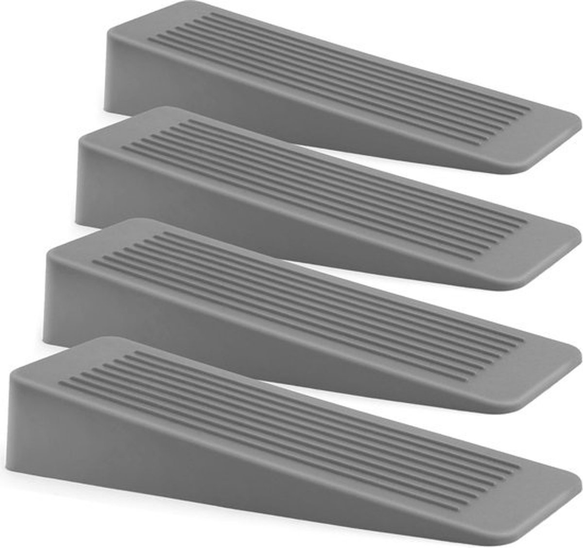 Deurstopper 4 stuks - Antislip Rubberen Deurwiggen voor Binnen, Ideaal voor Vloeren