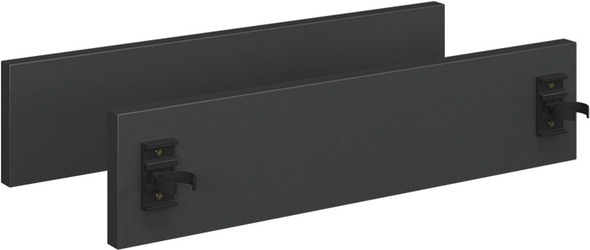Vicco Plintpaneel R-Line, Antraciet/Antraciet, 42.3 cm Set van 2