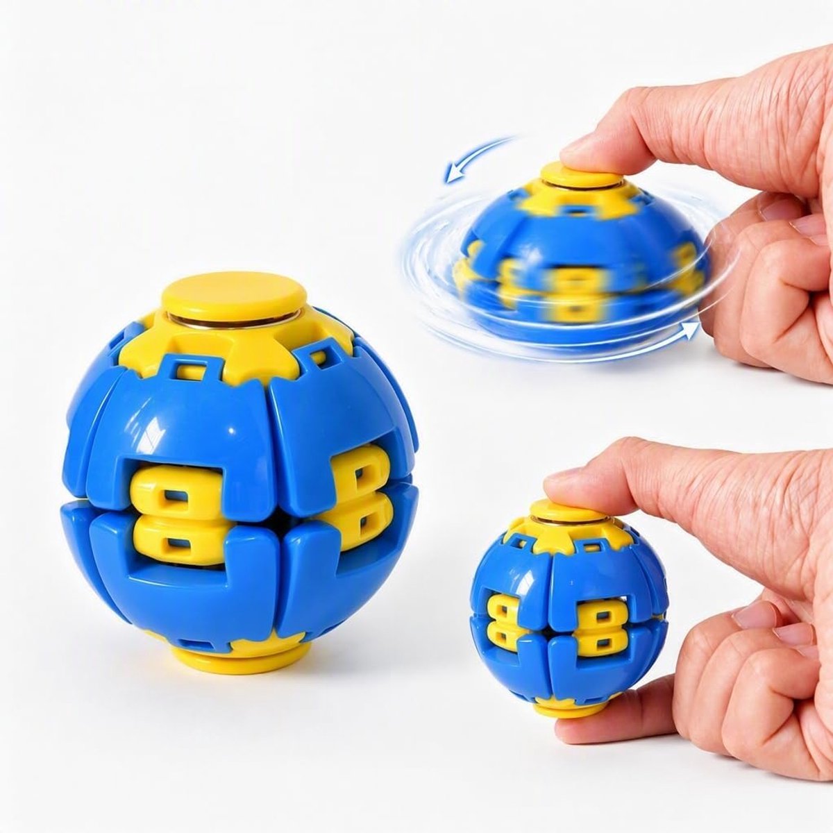 Core Ball, anti-stress speelgoed, roterend, kantoor, blauw A8
