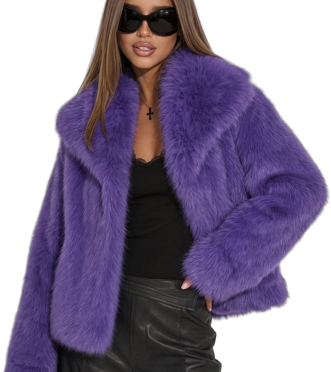 Currero Winterjas Parka Dames Lange Jas Dames Wintermantel Overjas Gewatteerd Waterdicht Winter Stijlvol Mantel Vrouwen Volwassen Paars