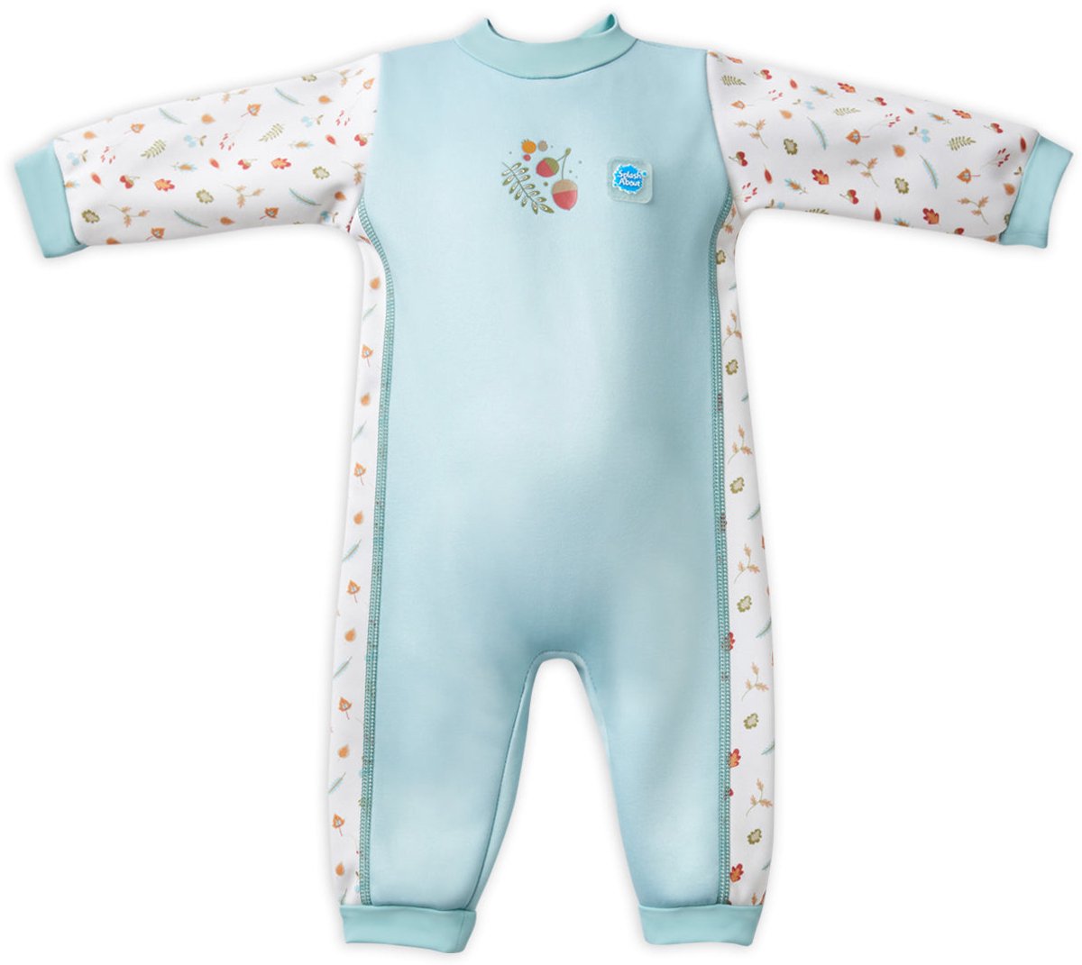 Splash About Warm in One Thermisch Baby Wetsuit – Fleece Gevoerd Zwempak, Vintage Moby 12-24 maanden
