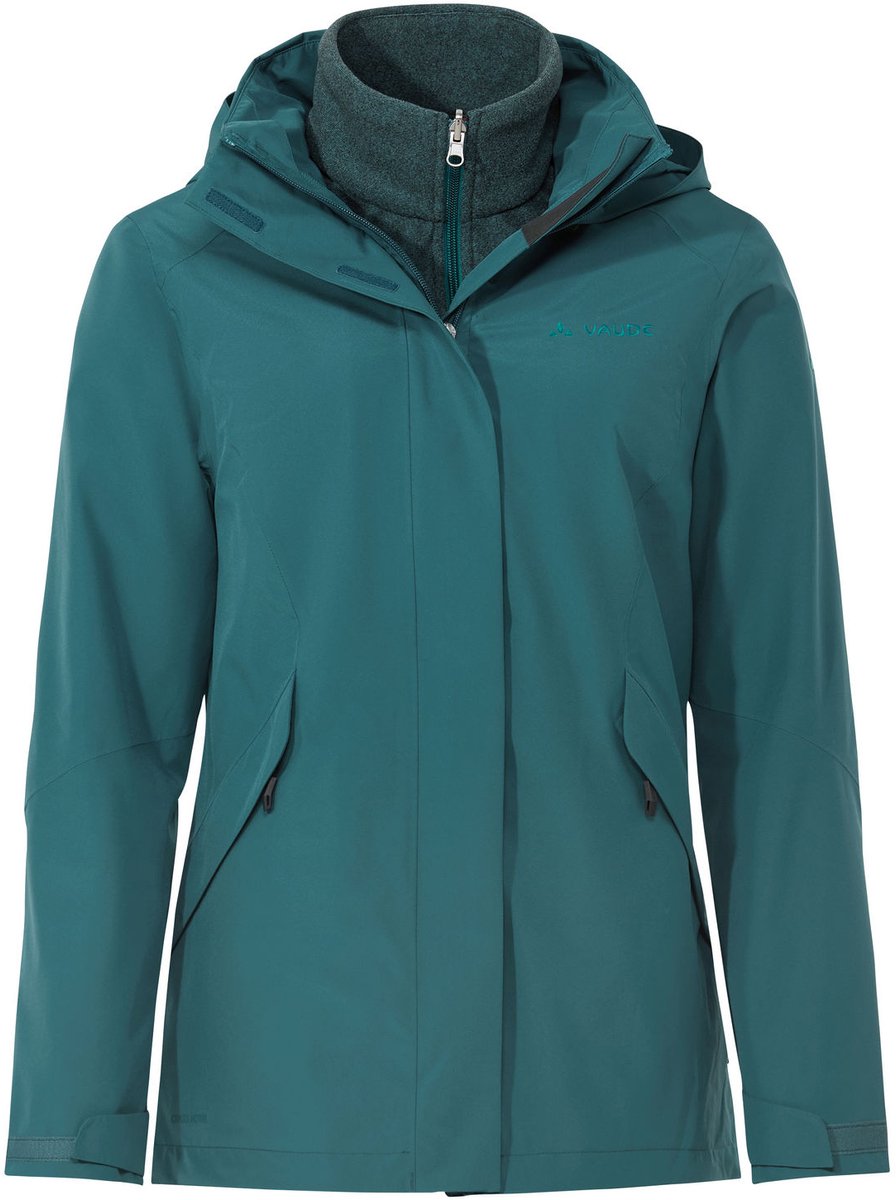 Vaude Wo Rosemoor 3in1 Jacket II – Wintersport Jassen 3-in1 Jassen Grijs