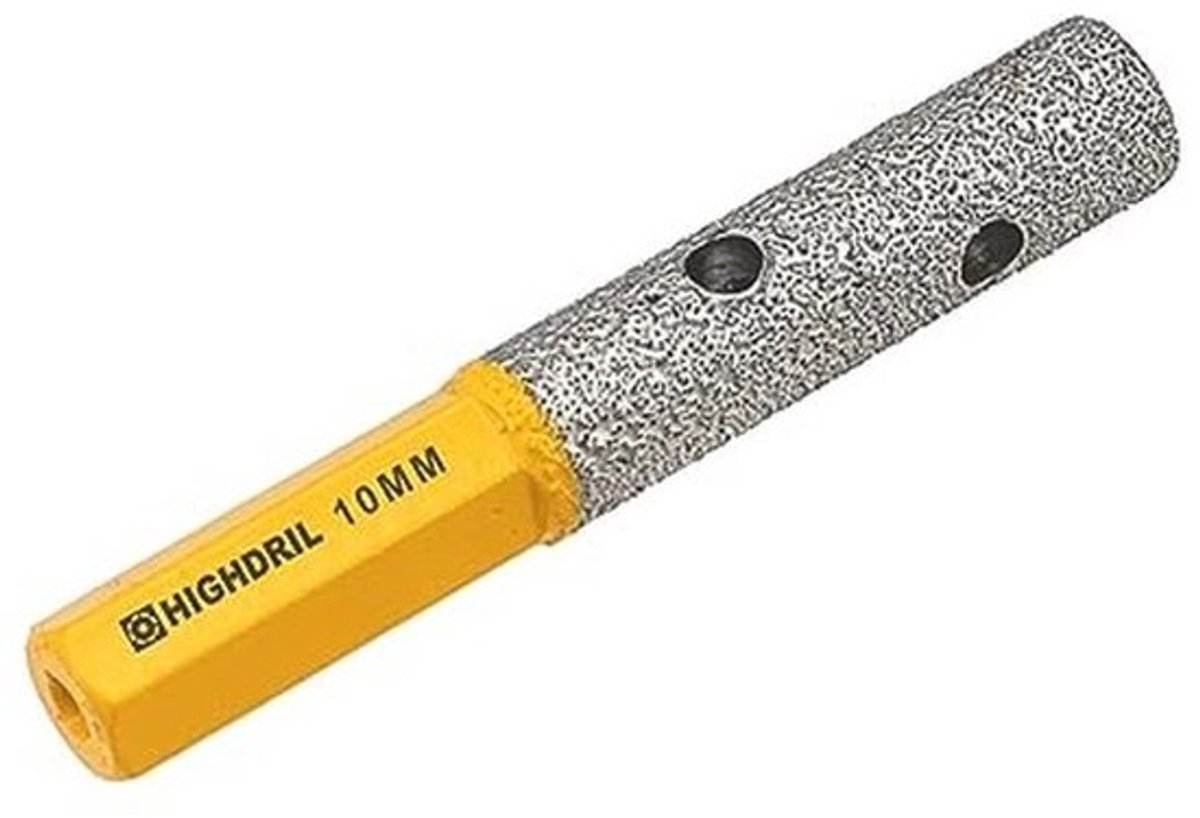 Diamantfrezen Vingerbits 10 mm - Vergrotende Vormgevende Slijpgaten voor Porselein, Hard Keramiek, Graniet en Marmer