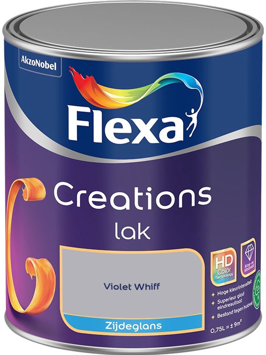 Flexa - Creations Lak Zijdeglans - Violet Whiff - 750 Ml - Kleur Van Het Jaar 2027