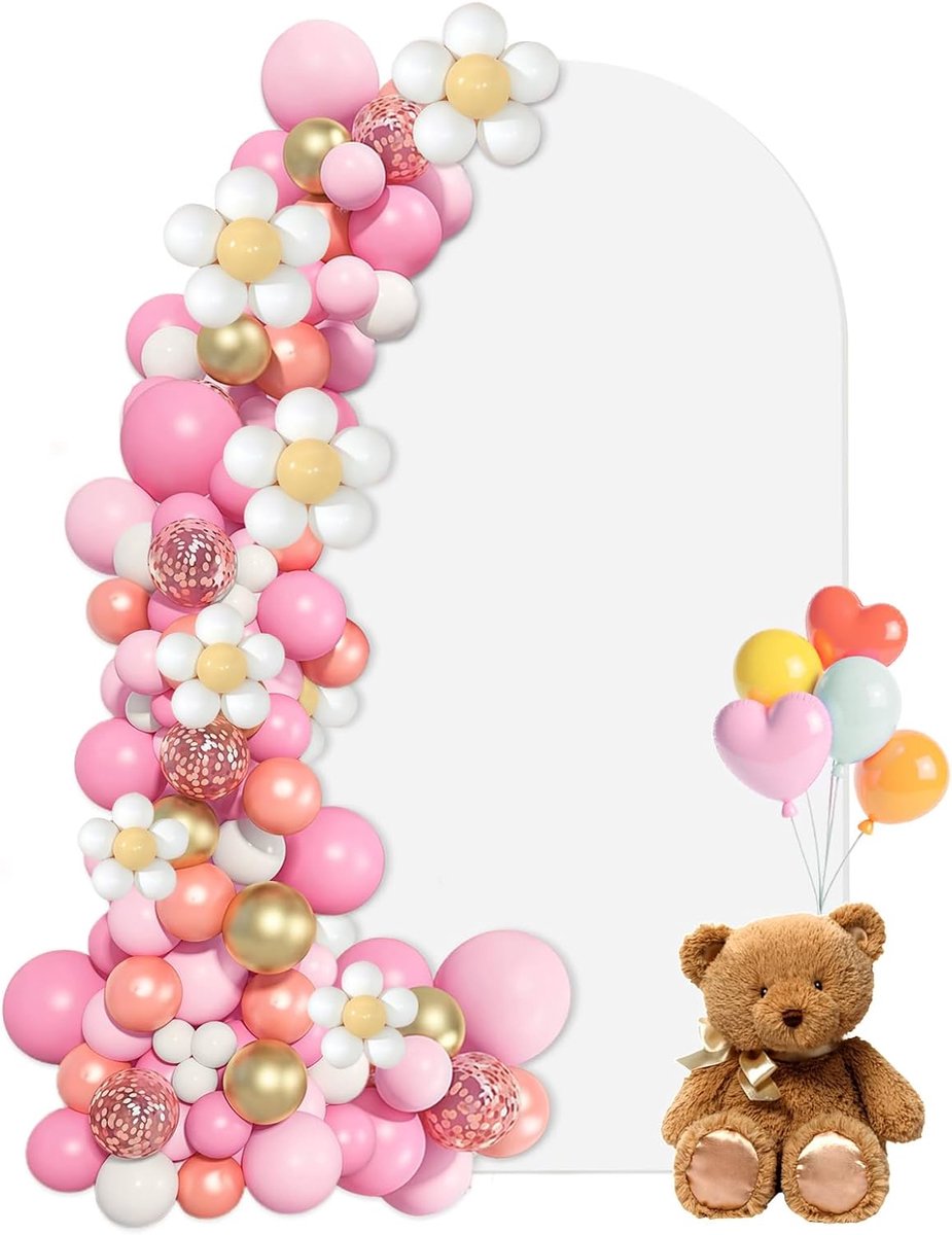 Ronde achtergrond boog voor bruiloft, feest, verjaardag, babyshower, banket