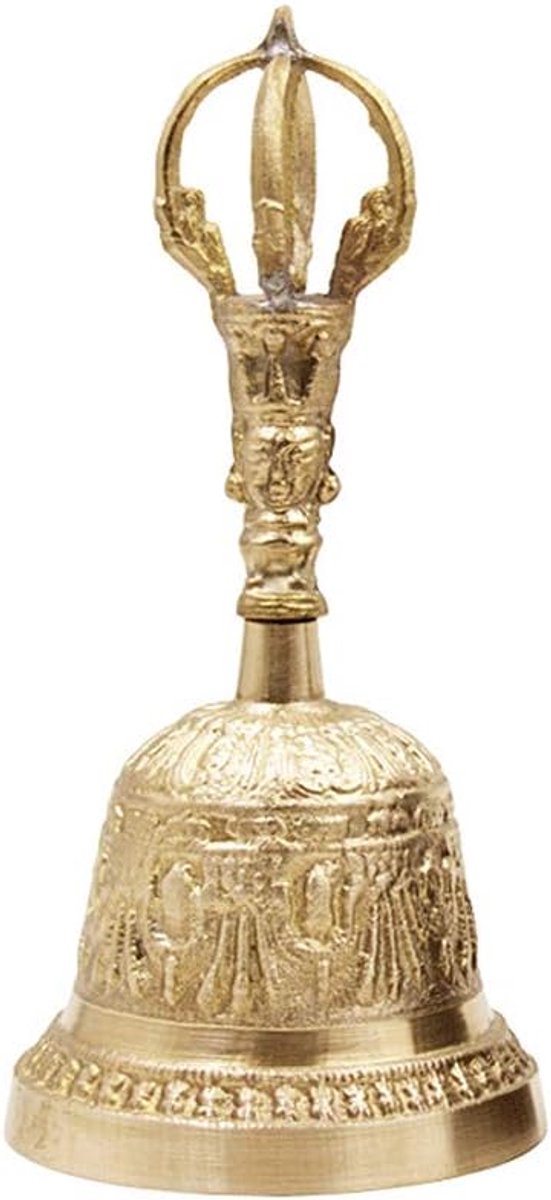 Bellen Dorje Vajra, Tibetaans Boeddhistische Meditatie Bell Handgemaakt Messing voor Tempel Thuis Bruiloft