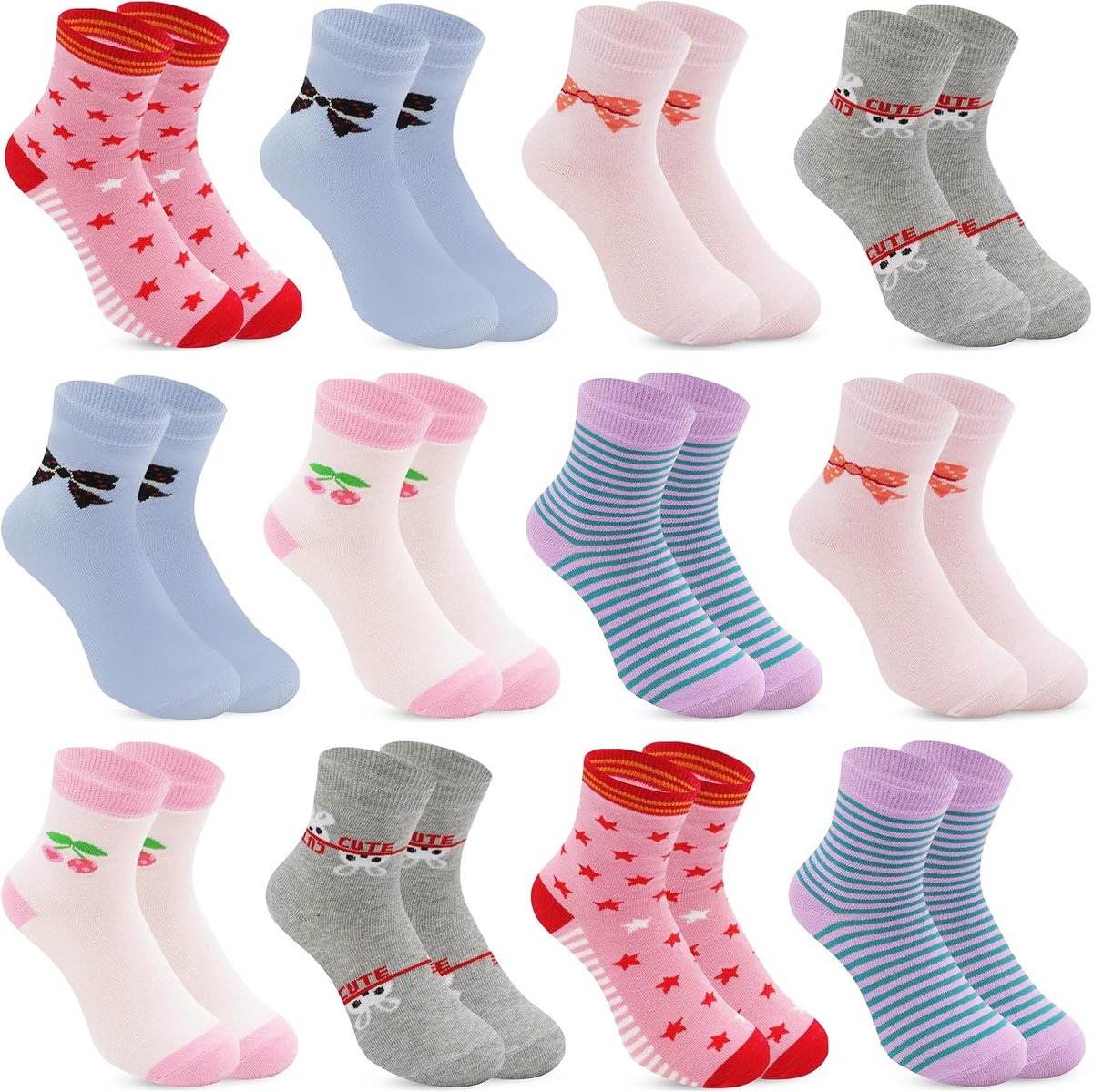 Sokken meisjes sneakersokken bont kinderen korte sportsokken voor zomer katoen schoolsokken meisjes kindersokken sport teniss casual 23-26 27-30 31-34