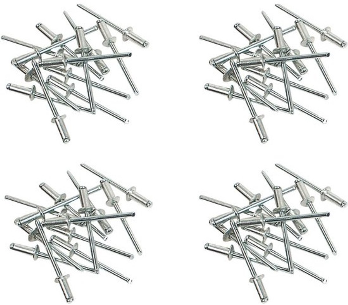 600 Klinknagels Assortiment voor Persluchtgereedschap
