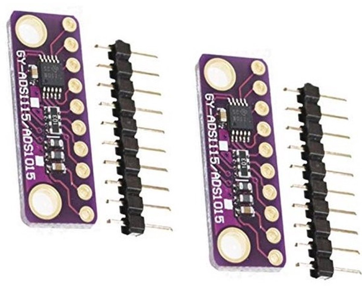 12-Bit Precision ADC 4 Channel Converter Module met Programmeerbare Versterker