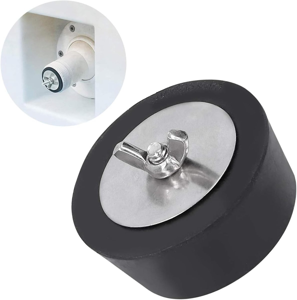 Winterbestendige rubberen expansieplug voor zwembadleidingen - 63mm aansluitingen, duurzame winterfittingen en waterdichte oplossingen