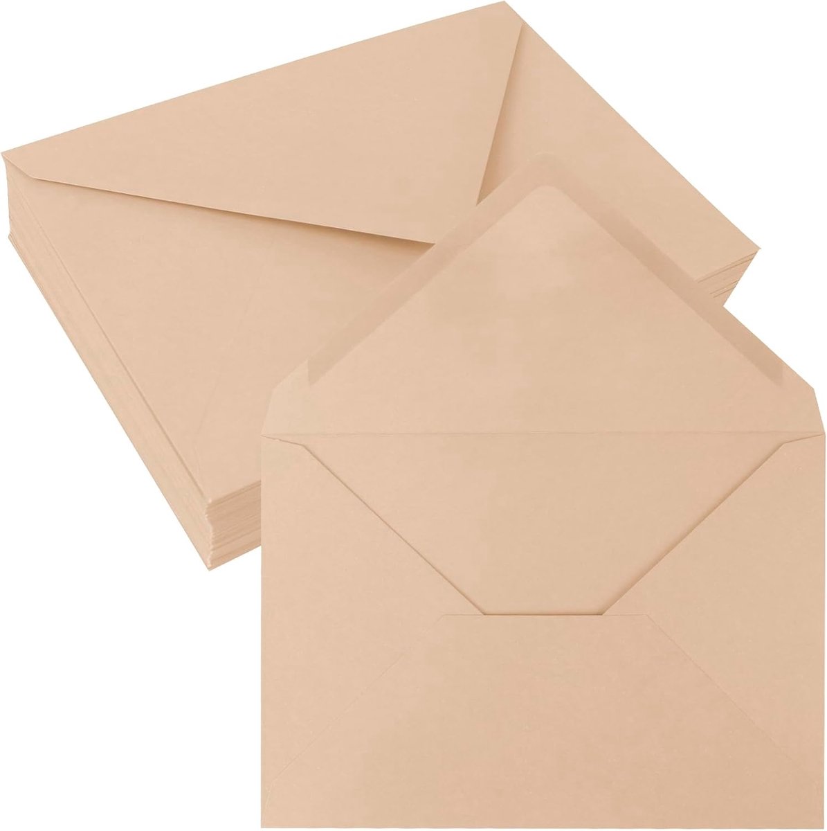 50 C6 Enveloppen Bruin, 108x159 mm, 150 g/m²