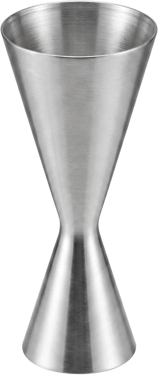 30/60 ml, cocktailmaatbeker van 304 roestvrij staal, barmaatbeker met schaal, gepolijste maatbeker van metaal voor bars, hobbybarkeepers en thuis
