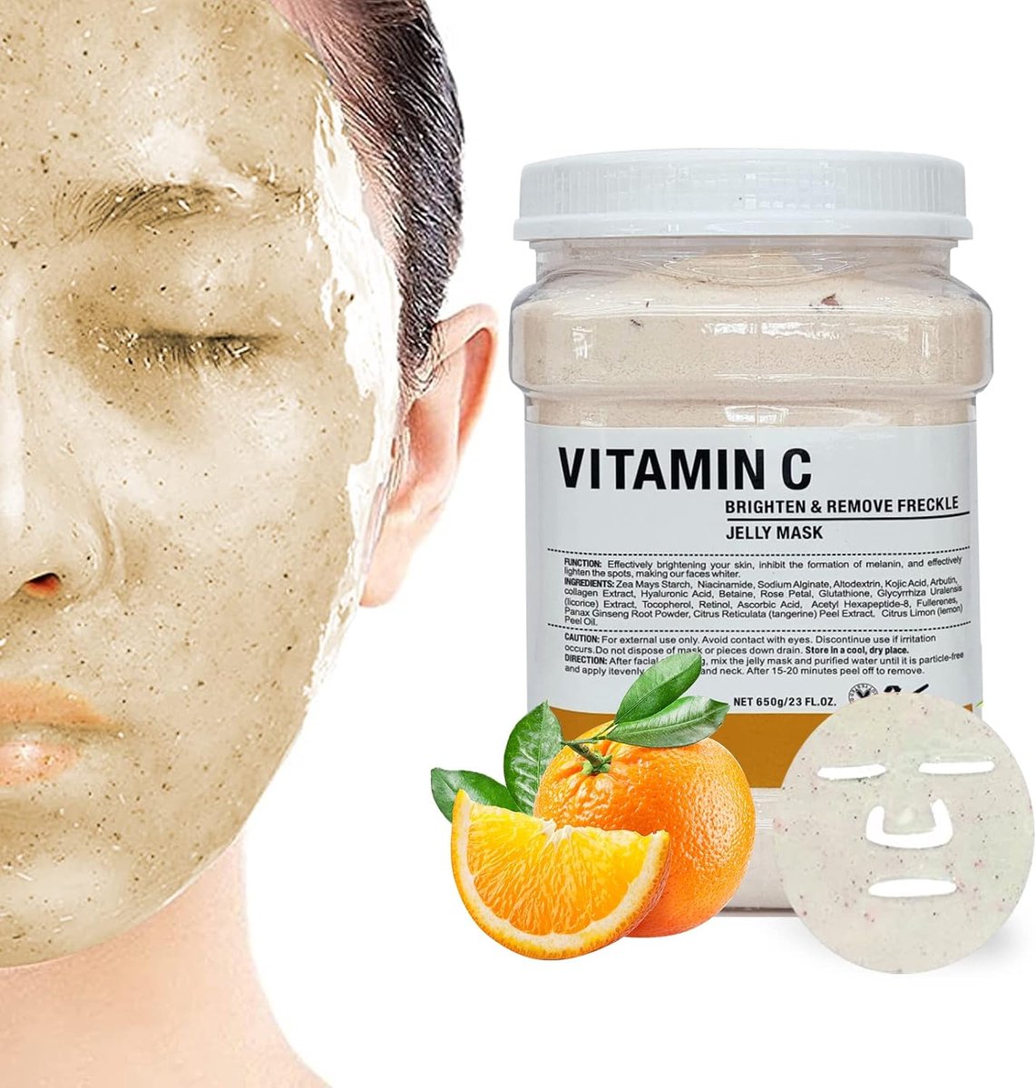 Masker Poeder voor Gezichtsbehandelingen 650g (Sinaasappel)
