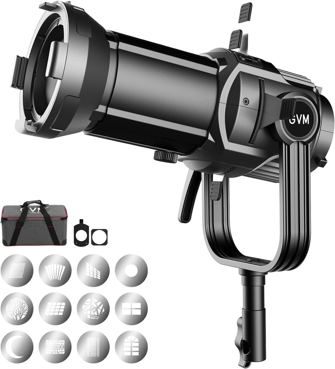 Optische Snoot voor Speciale Effecten met 12 Grafische Kaarten voor Videolampen en Projectoren
