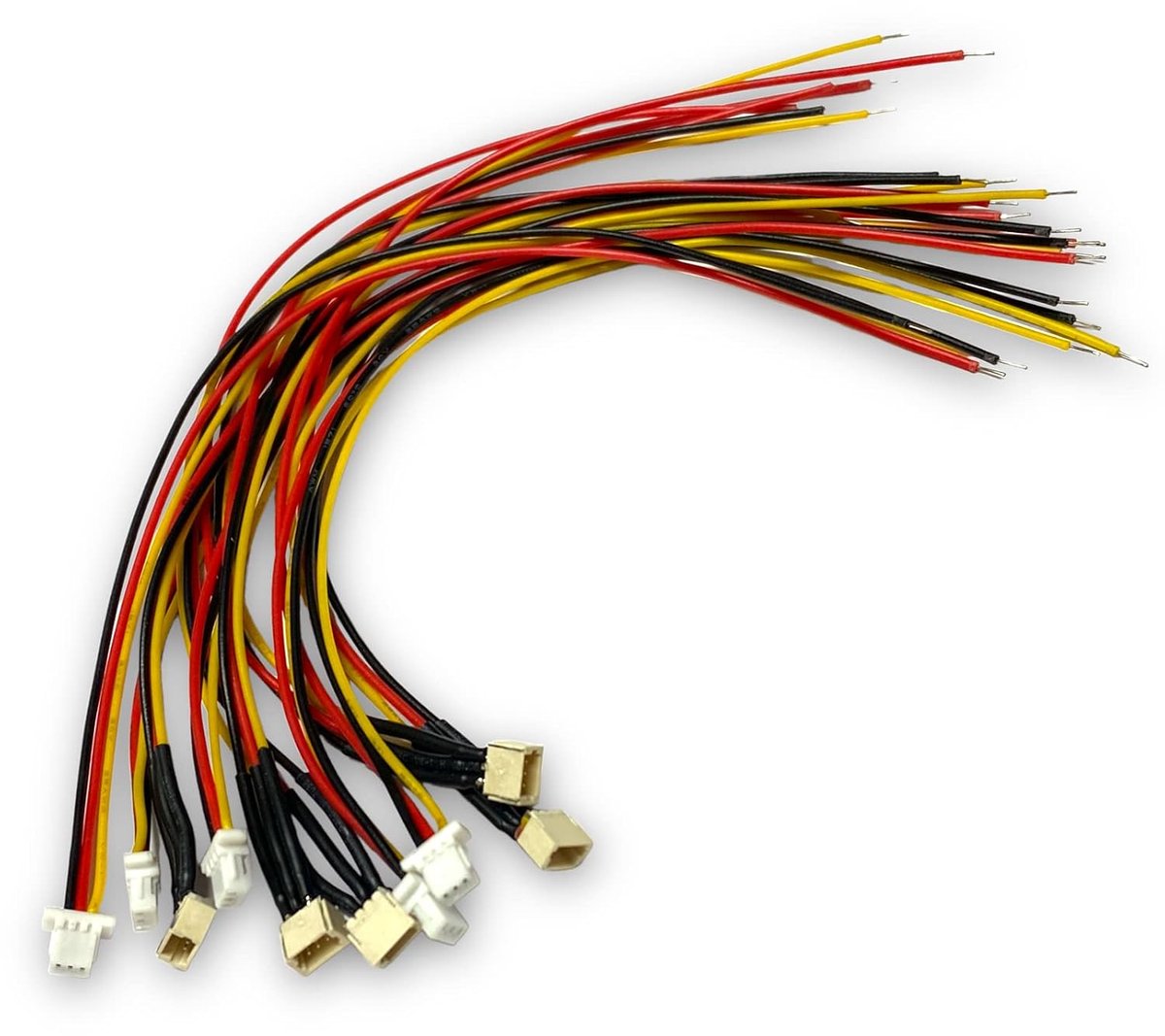 5 paar Micro JST 1.0 SH 3Pin Mannelijke Vrouwelijke Mannelijke Mannelijke Mannelijke Socket 1.0mm Koppeling incl. 15cm 28AWG PVC kabel (1.0 SH 3Pin)