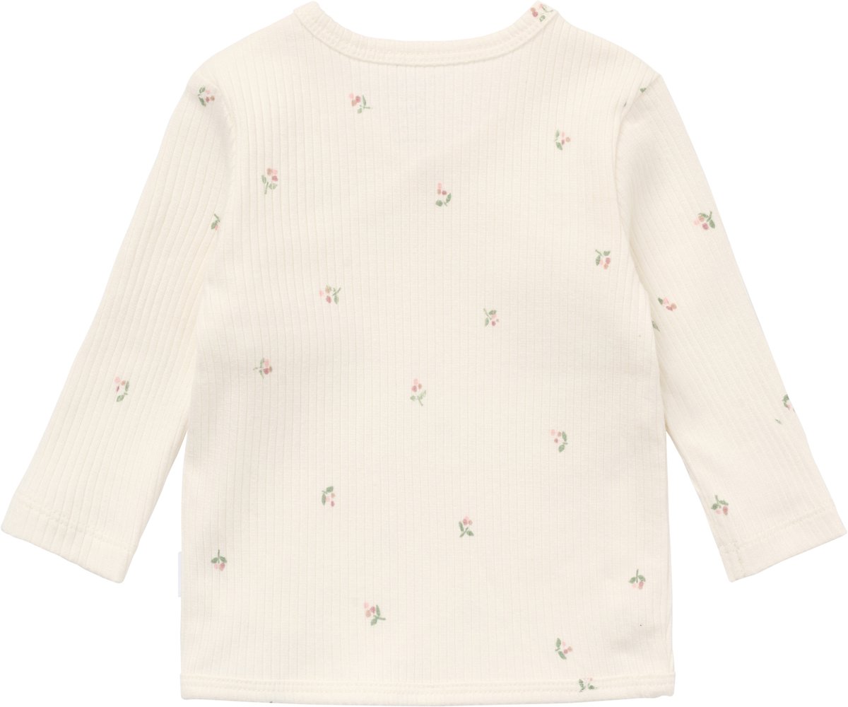 Noppies Overslagshirt Print Lange Mouw - Maat 62 - Egret