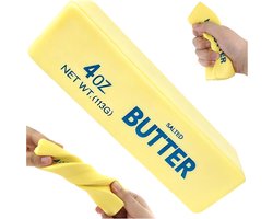 Squishy Squeeze speelgoed, Butterstick langzaam opstijgend fidgetspeelgoed, butterstick knijpspeelgoed, sensorisch anti-stress voor kinderen en volwassenen, ideaal voor kantoor, school en thuis