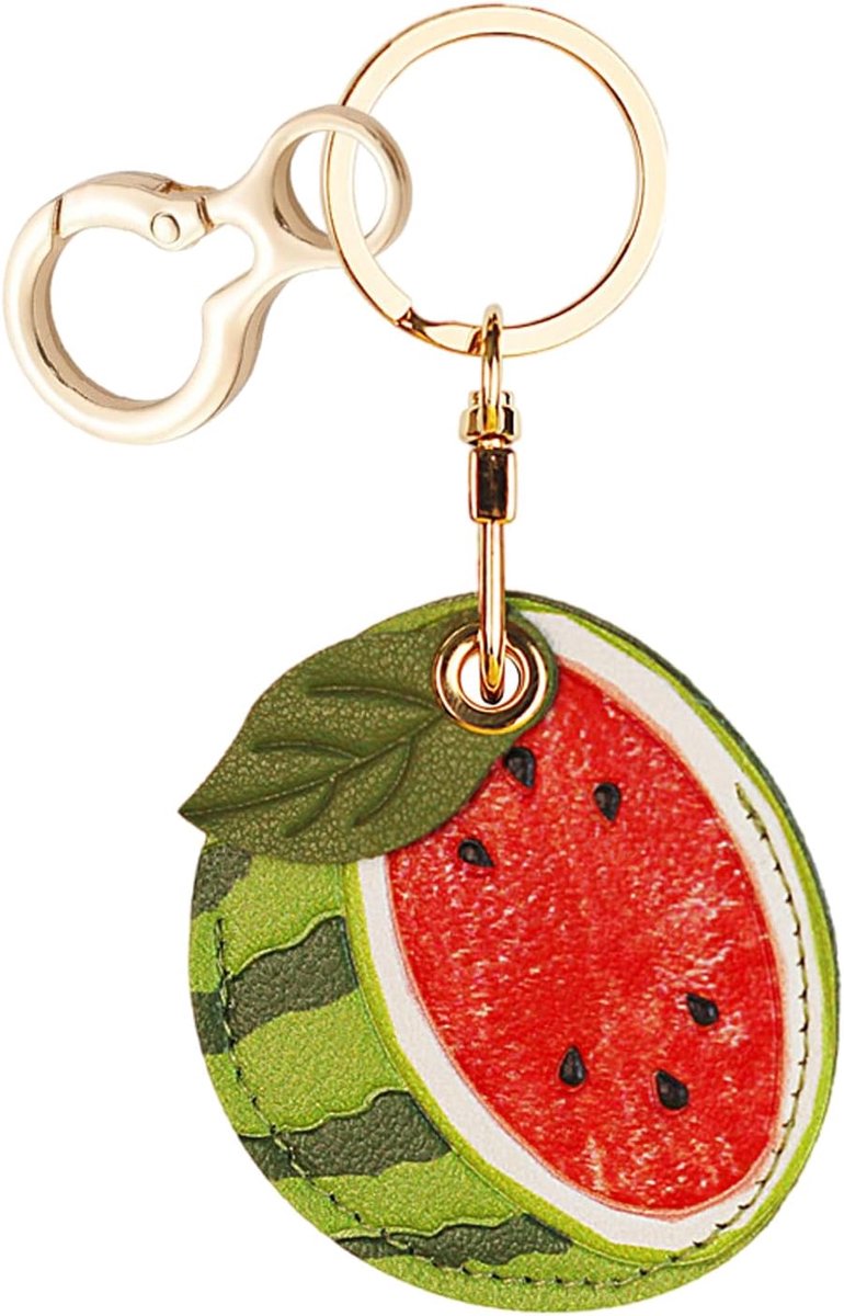 Hoesje Met Sleutelhanger, Krasbestendig Anti-Verlies Ontwerp Voor Air Tags-Leren Houder Met Sleutelhanger Voor Sleutels, Handtas, Hondenhalsband, Bagage