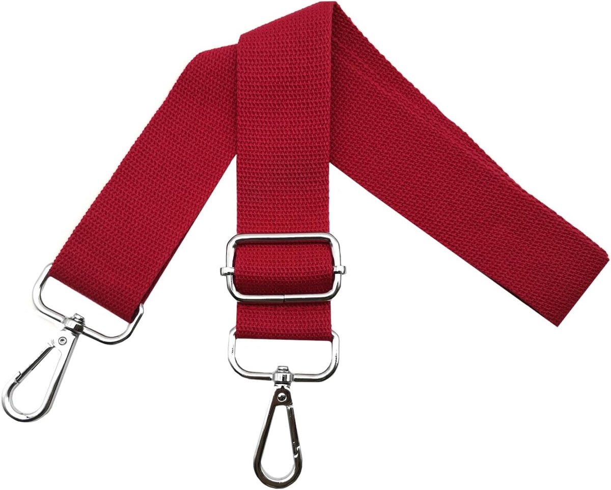 Tasriem om te wisselen, schouderriem, tas, tas, verstelbaar, breed, 3,8 cm, met zilveren karabijnhaak, draagriem voor handtassen, dames, tas, schouderriem, tassen, kleurrijk, Q