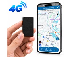 Mini GPS Tracker 4G – GPS Tracker voor Auto, Kinderen, Huisdieren & Bagage – Real-time Tracking – Geo Fence – Bewegingsalarm – 600mAh – USB-C