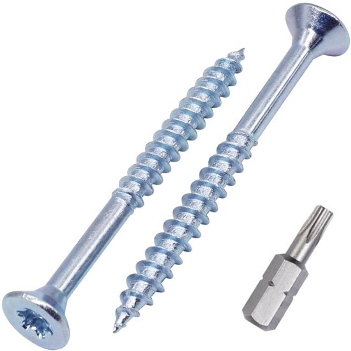 Verzinkte Houtschroeven Torx 4,5 x 45 mm - 250 stuks voor Bouw en Klussen