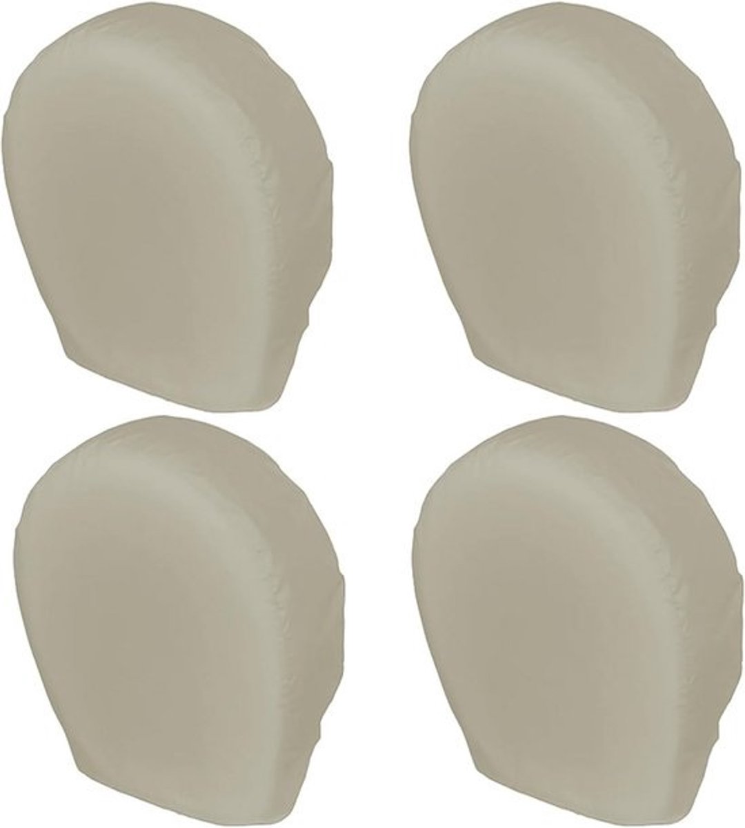 Bandenhoezen Set - Wielbeschermers - Buiten Opslag - Waterdicht Winddicht - 4 Stuks - Zwart