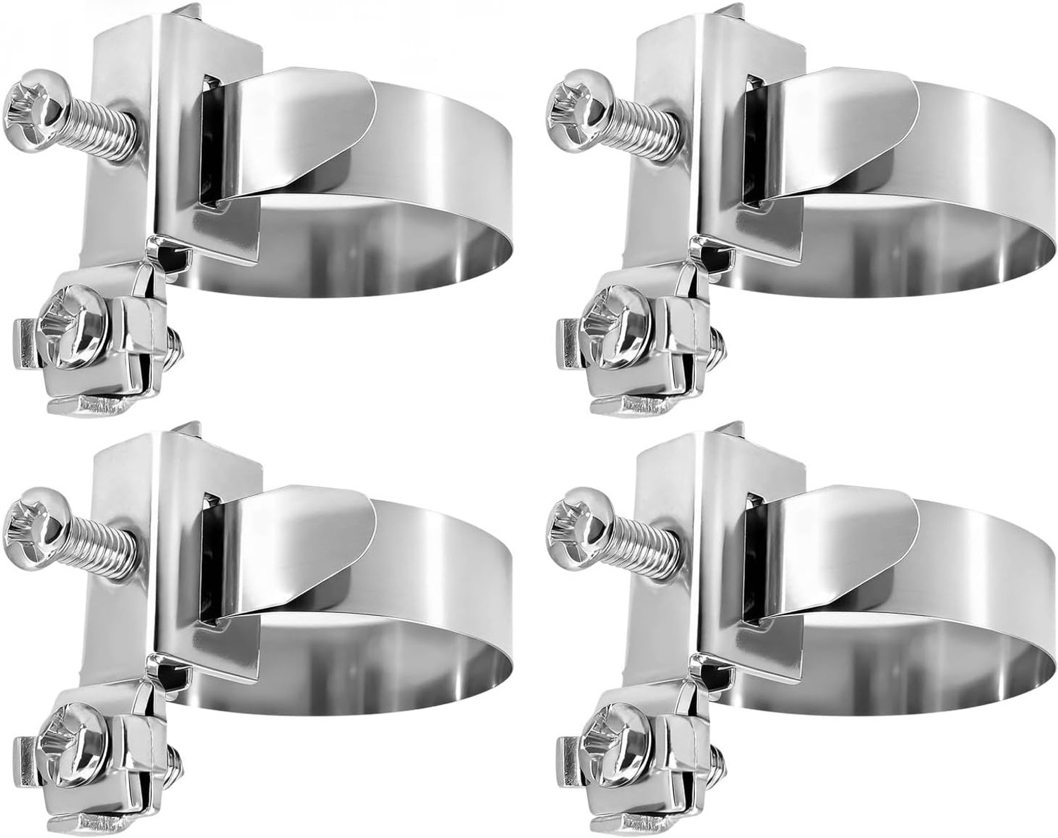 Aardingsbuisklem 8-52 mm - flexibele verbinding - universele pasvorm - betrouwbare oplossing - 4 stuks - ServiceTopper