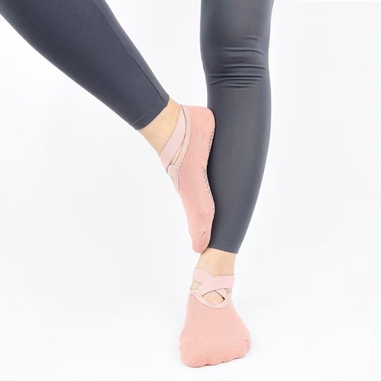 Dames Antislip Sokken voor Yoga, Pilates & Fitness - 5 Paar — afbeelding 5