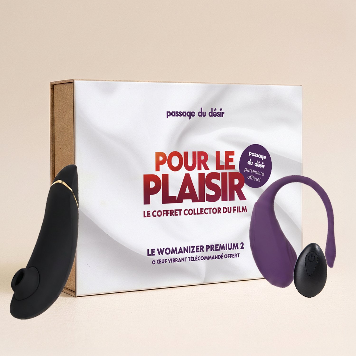 Officiële Womanizer-geschenkset van de film Pour le plaisir