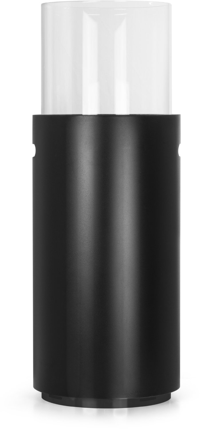 Moritz Bio-Ethanol Staande Haard Zwart – 34 x 34 x 86,5 cm – 1 Liter RVS Brander – Veiligheidsglas