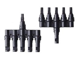 Zonnemodule T-Tak Connector Combinatiekabel - 1 Mannelijk op 5 Vrouwelijk en 1 Vrouwelijk op 5 Mannelijk