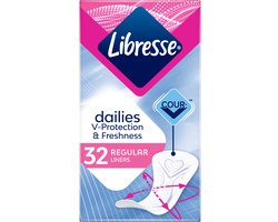 Libresse Normal Inlegkruisjes - 8 x 32 stuks