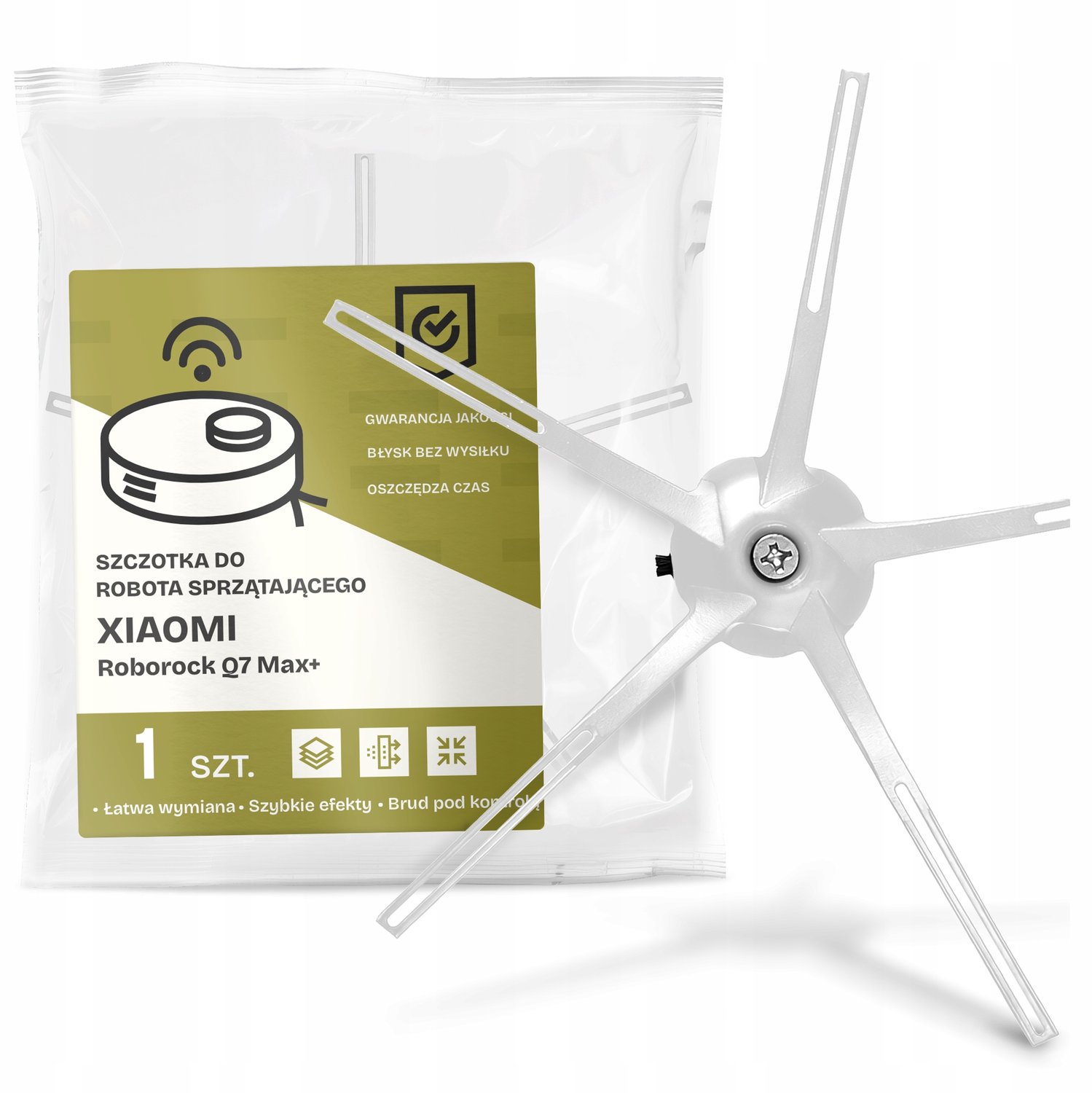 Zijborstel voor Xiaomi Roborock Q7 Max+ - 5 armen, duurzaam