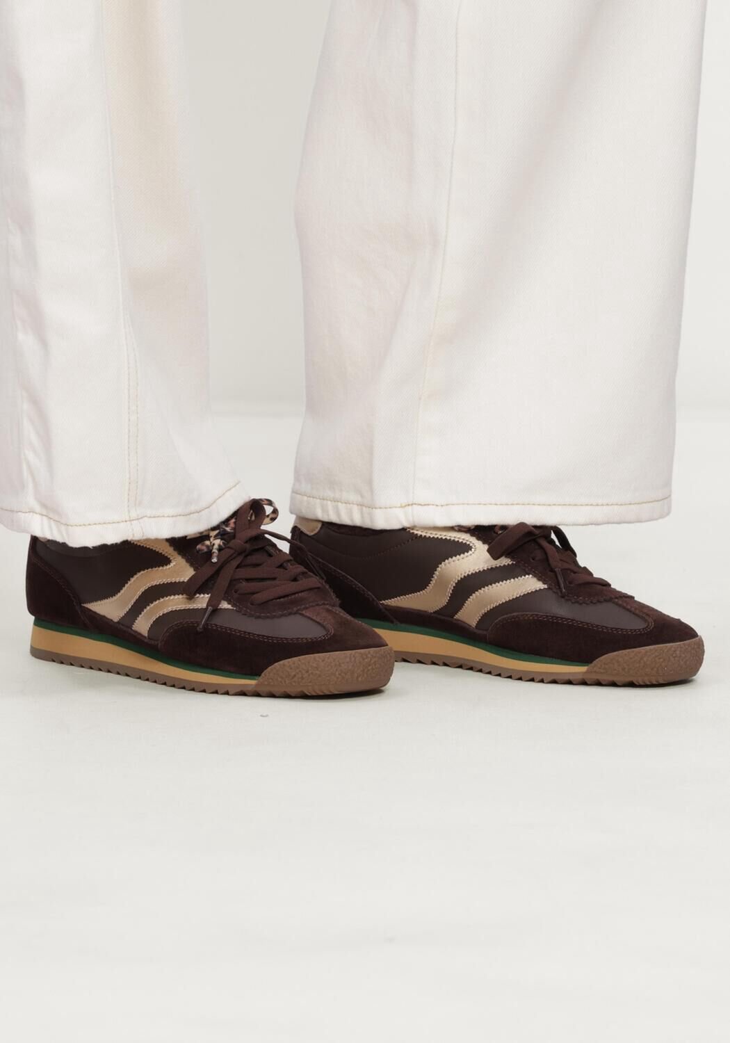 MRP Utah Sneakers - Suède - Dames - Bruin - Maat 41