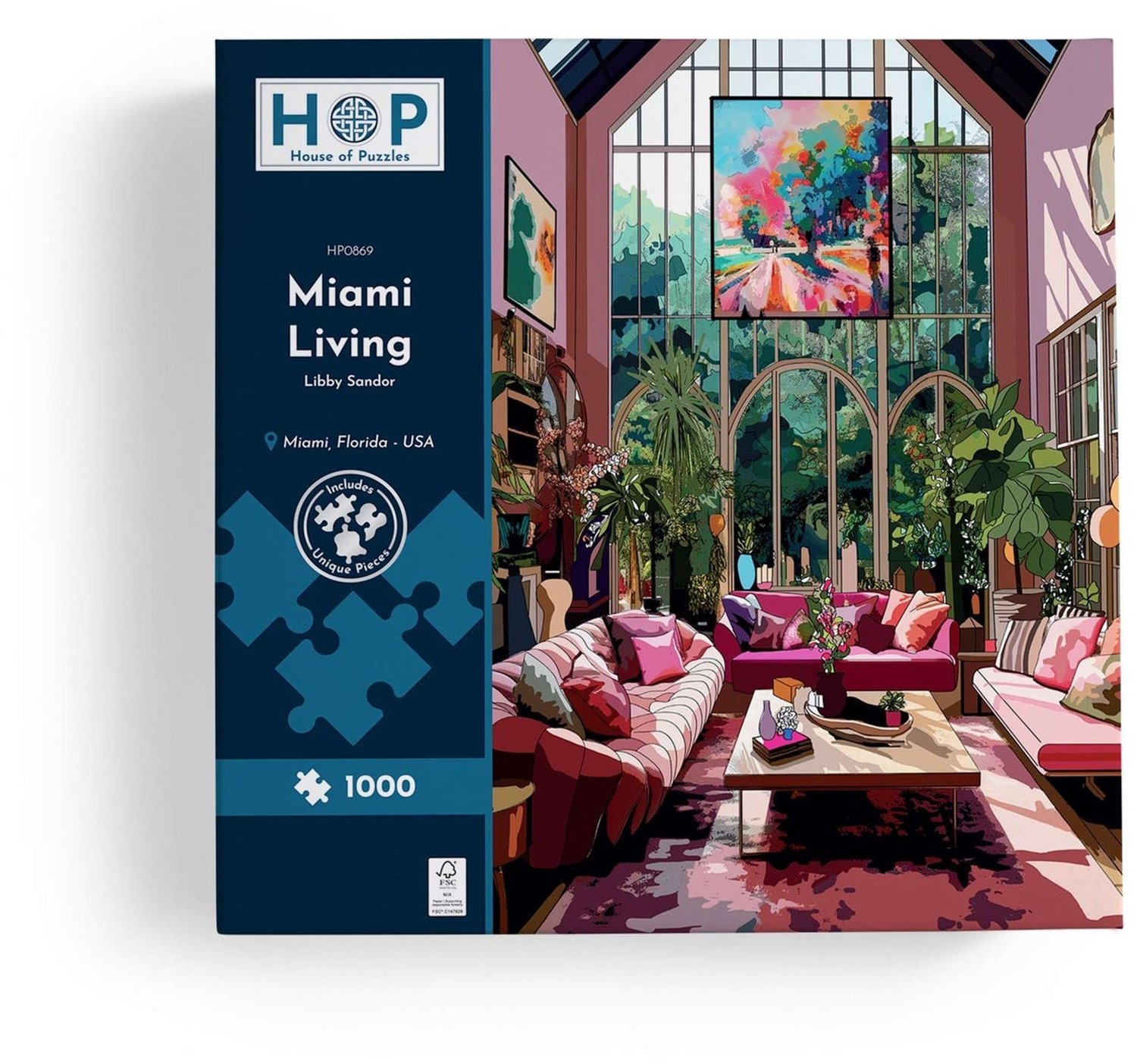 Miami Living Puzzel 1000 Stukjes