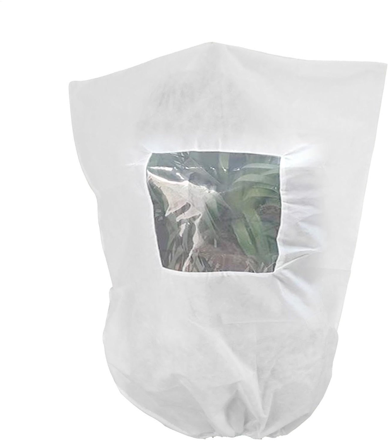Famanu - Plantenhoezen Vorstbescherming - Beschermt uw planten tegen kou - Herbruikbaar Vliesdoek - Wit 1 stuk
