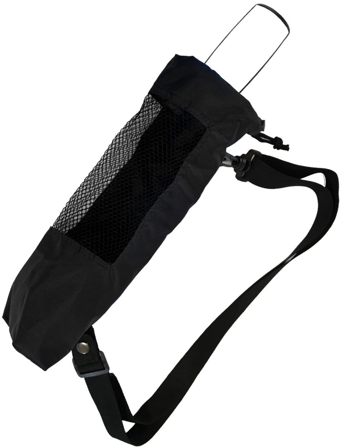 Famanu - Zakparaplu trekking hoes om te hangen - Bescherming tegen regen - Stevig polyester - Zwart 1 stuk