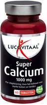 Lucovitaal Super Calcium 1000 mg, 60 tabletten. Voor sterke botten en tanden. Vegan.