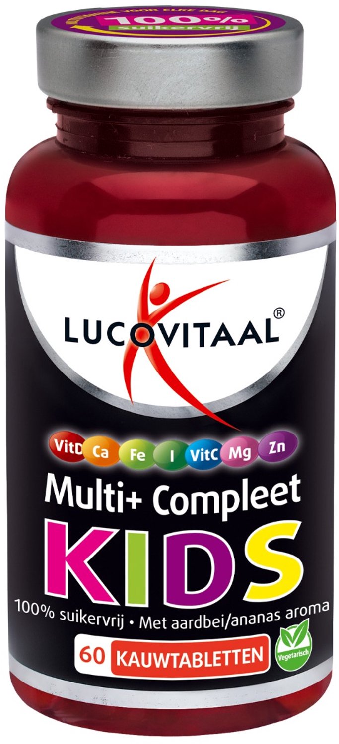 Bol.com Lucovitaal Multi+ Compleet Kids 60 kauwtabletten aanbieding