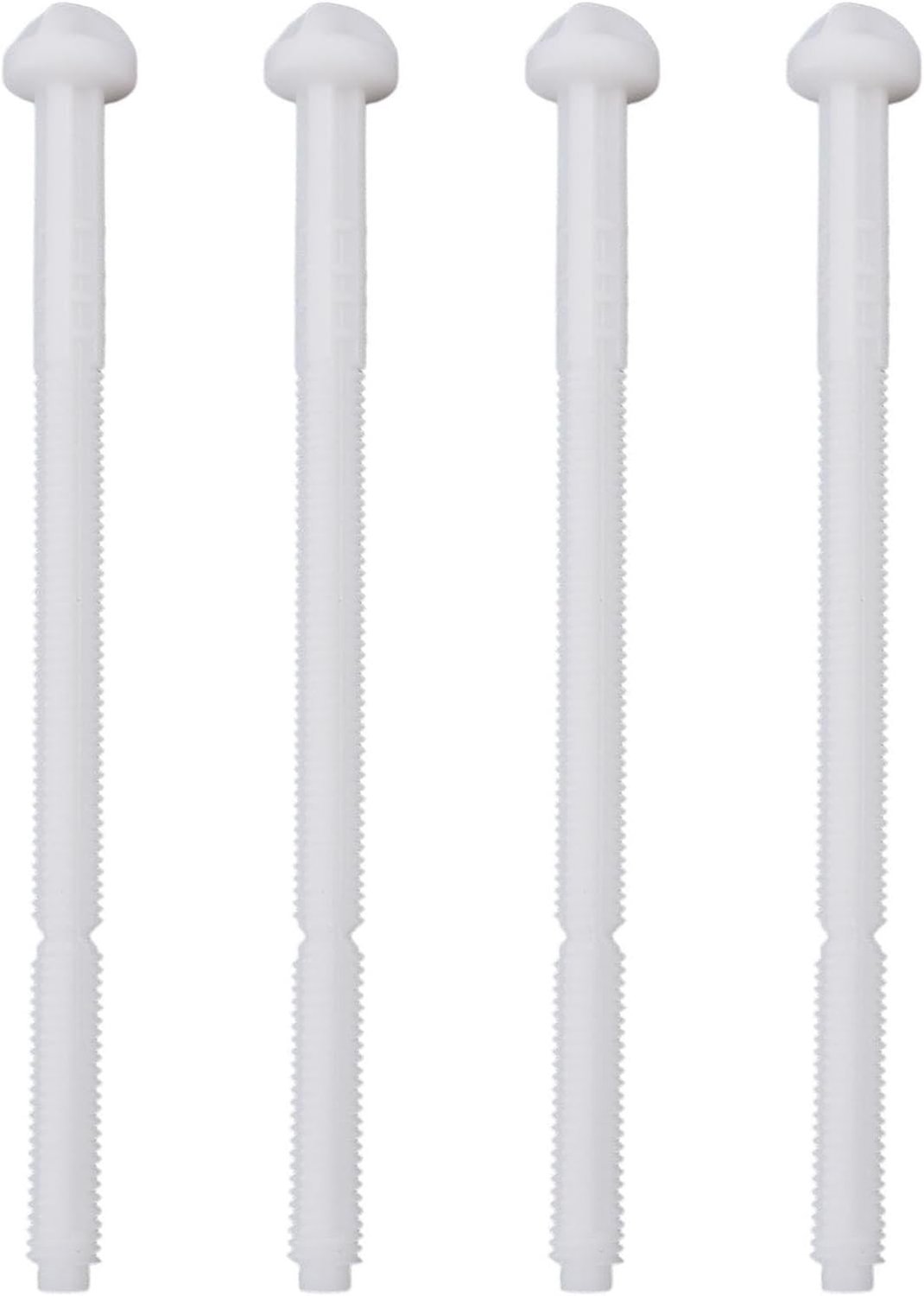 Set van 4 Drukstangen voor Toiletspoeling - Vervangingsonderdelen voor Flush Plate, 135 mm x 7 mm, Wit