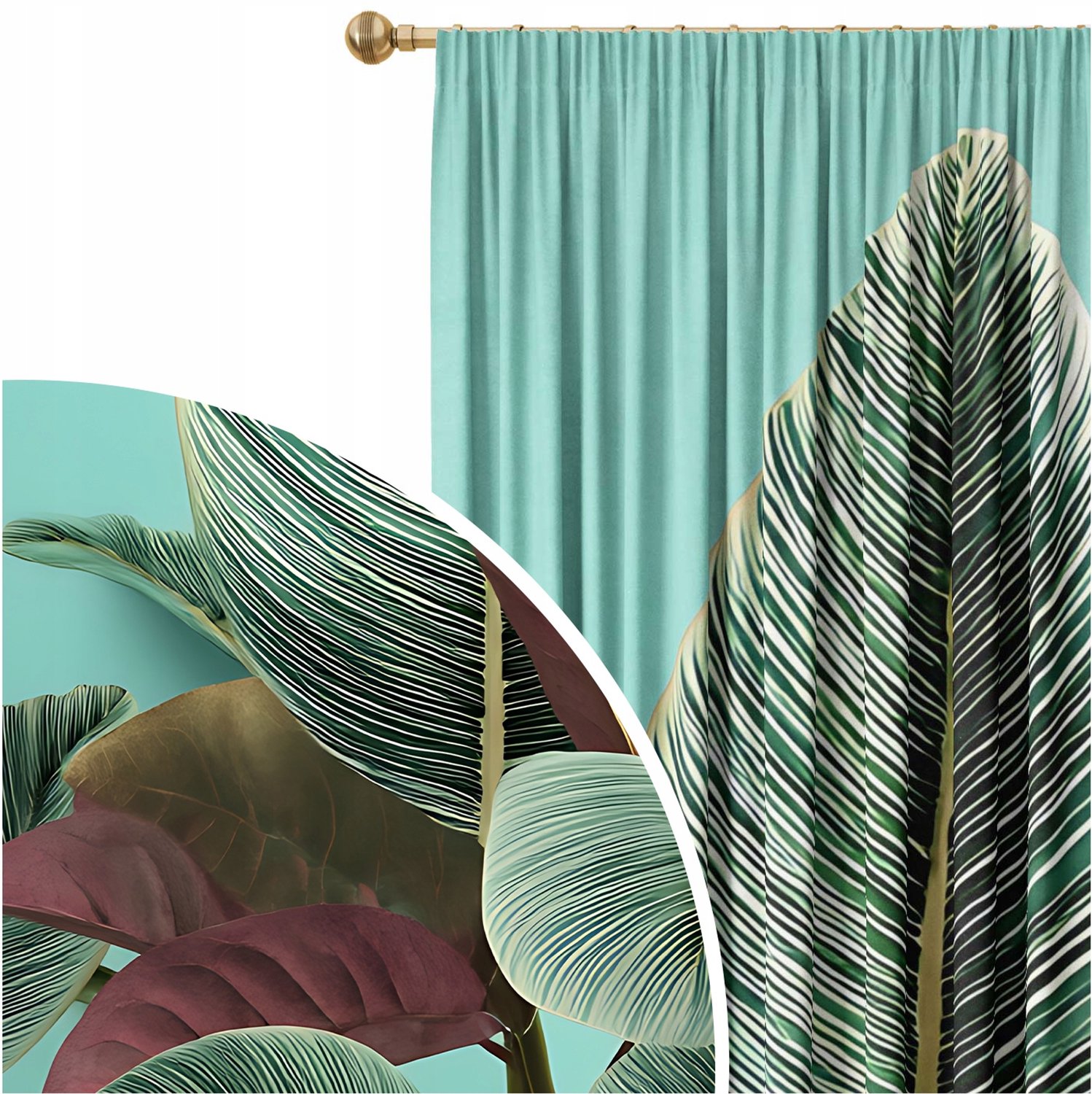 Kant-en-klare gordijnen 140x240cm met plooiband, 100% polyester