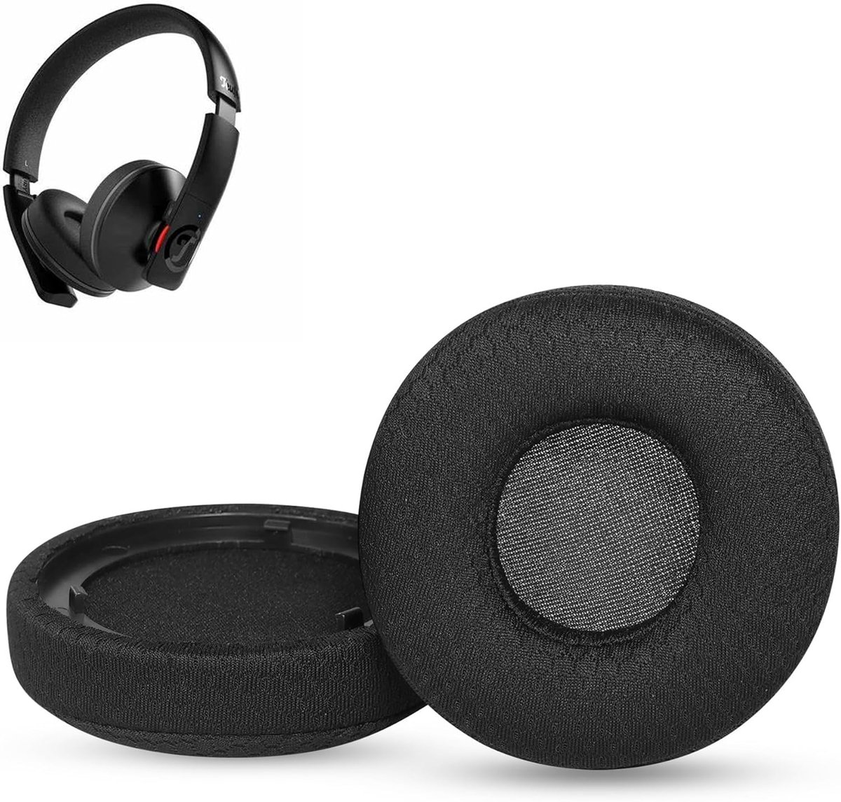 Ear Pads Compatible with Teufel Airy Headphones, Replacement Ear Pads with Football Net and Memory Schaum - ShopVlot
