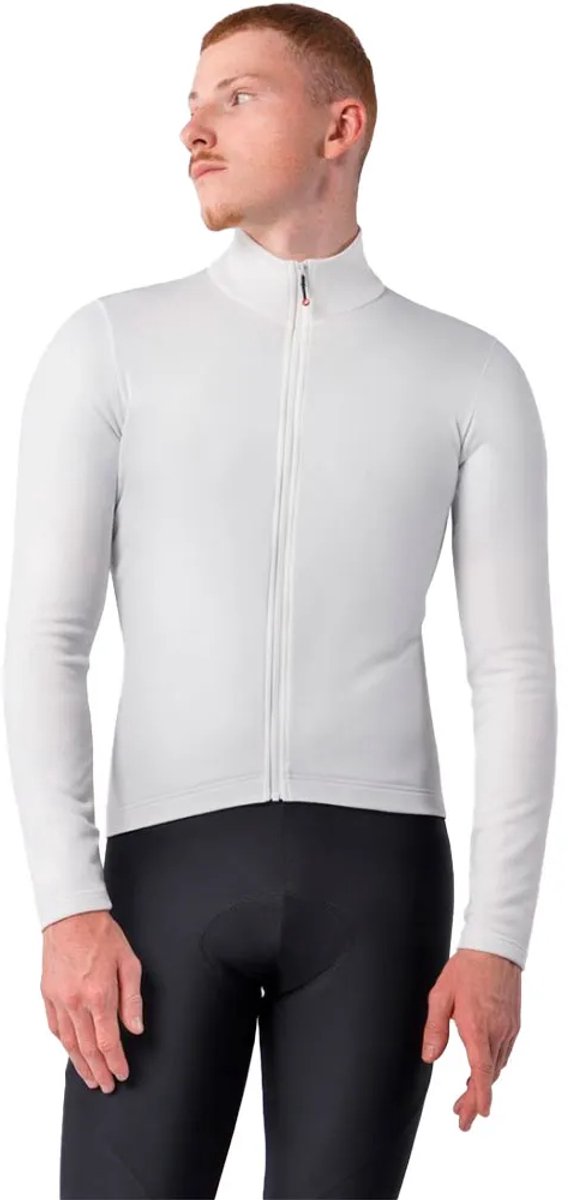 Castelli Competizione Thermal Trui Met Lange Mouwen Wit M Man