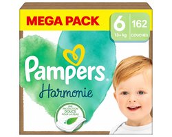 Pampers Harmonie luiers - Maat 6 (13+ KG) - 162 luiers - 6 x 27
