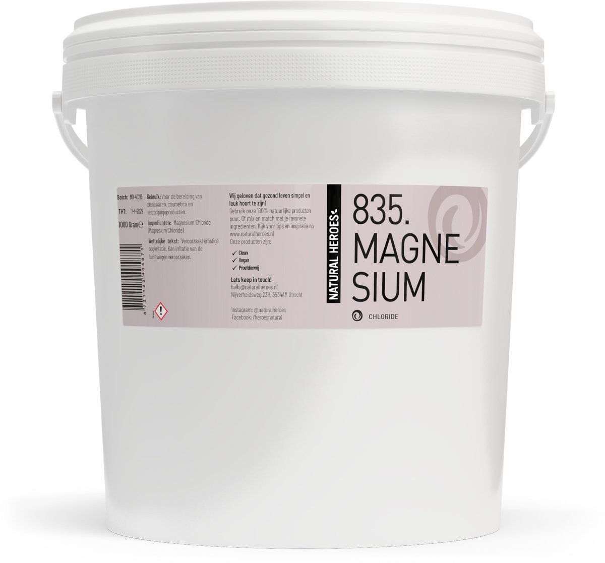 Natural Heroes - Magnesium Chloride (Food Grade) 10000 gram
