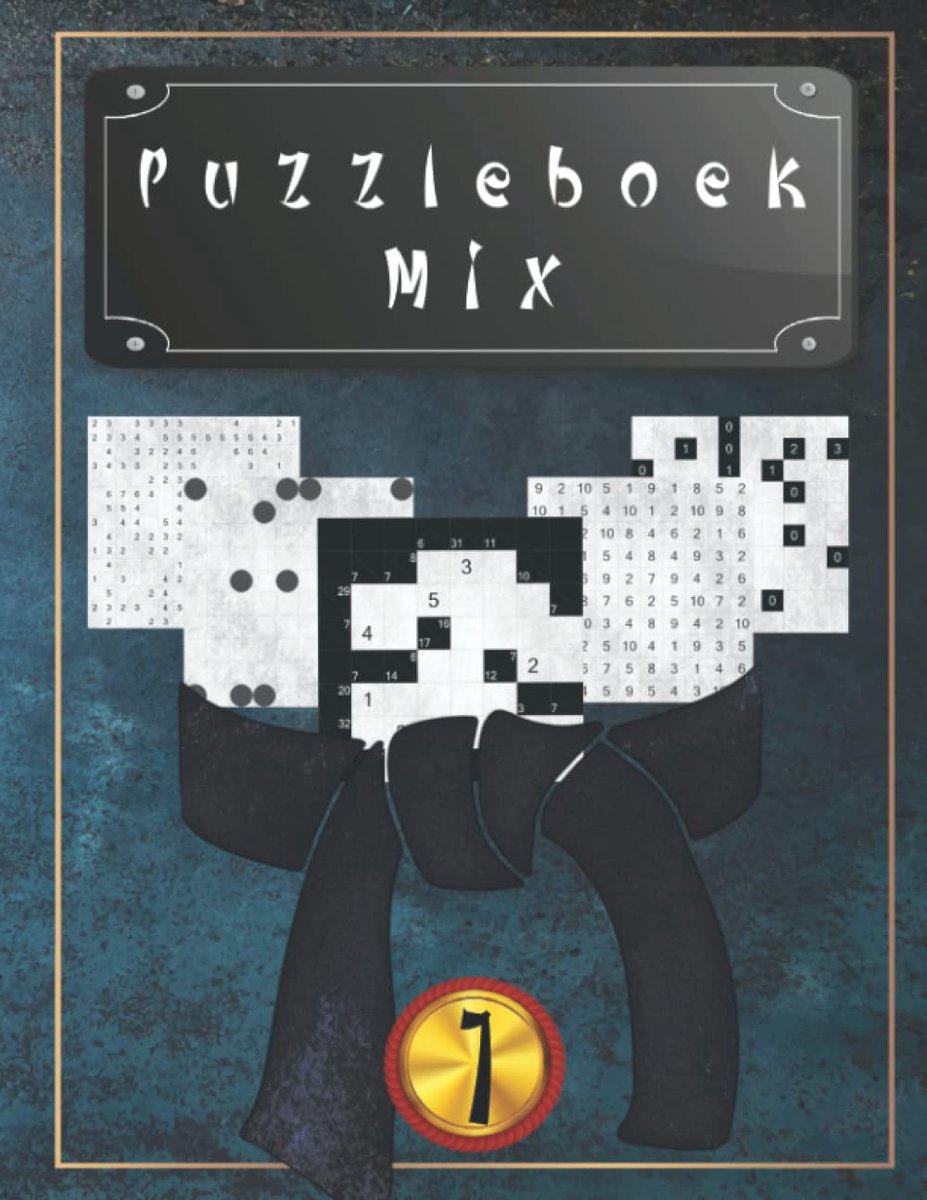 SnelShoppen - Puzzleboek Mix 1: 14 soorten puzzels, 1000 logische puzzels, niveau erg moeilijk, voor beginners tot professionals, alleen oplosbare puz