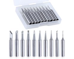 10PCS Soldering Iron Tips 900M-T-I/B/K/D/C Replacement Solder Tips Kit for HAKKO 936,937,907 Atten, Quick, Aoyue - ShopVlot