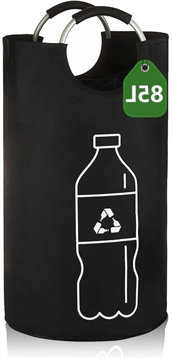 Grote opvouwbare verzamelcontainer - 85 liter - Aluminium handvatten