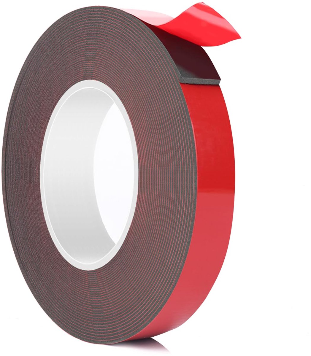 Dubbelzijdig plakband 10 mm - extra sterk - waterproof - ideaal voor autobeplakking - ShopVlot